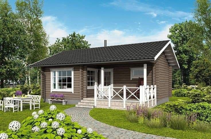 Case modulare pe structură metalică învelite cu panouri sandwich