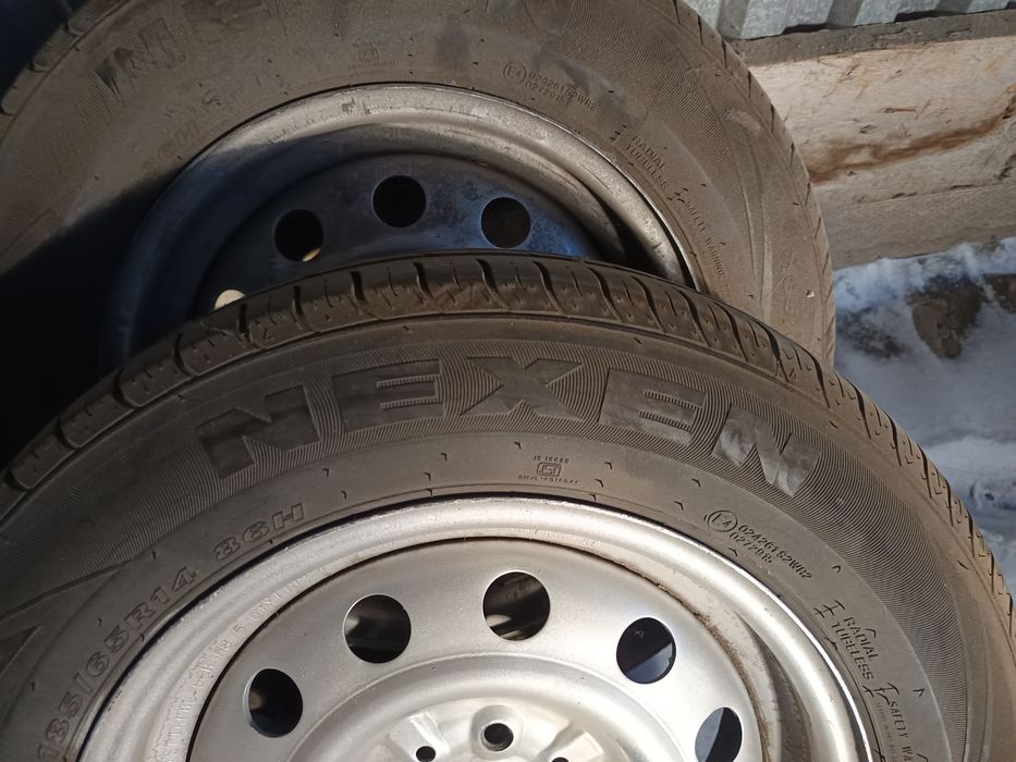 Летние резина на штамп.дисках  Nexen N.BLUE.HD карея 140 тысяч тенге