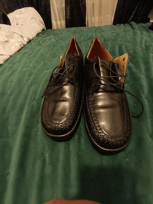 Pantofi bărbați Ganter din piele naturala model împletit măsură 45-46