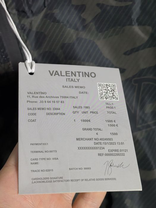 Valentino ветровка високо качество