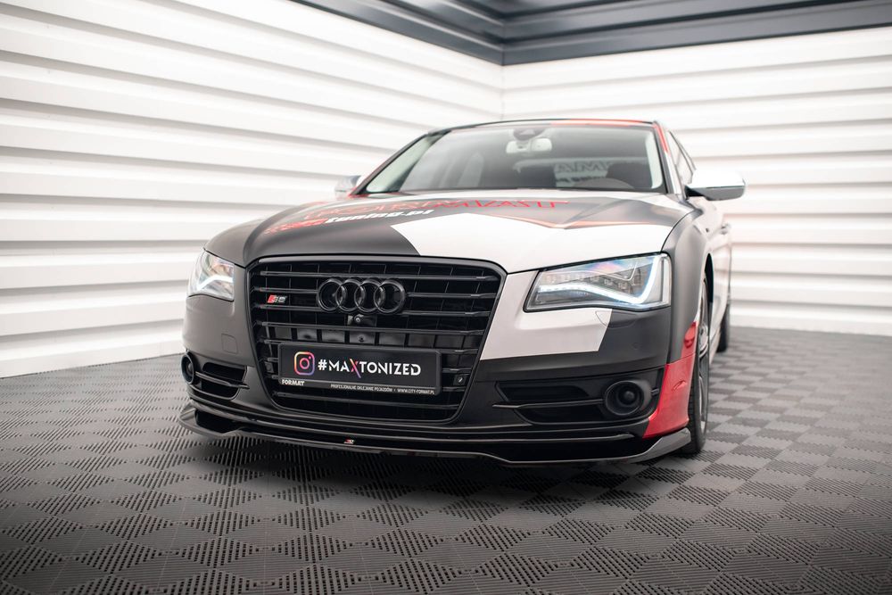 Спойлер за предна броня Maxton design за Audi S8 D4 (2013-2015)