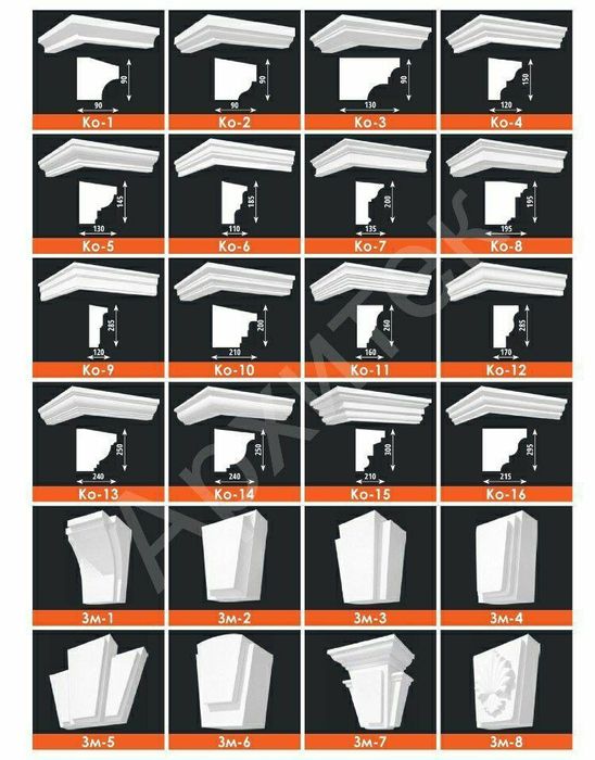 Fasadniy Tyaga penoplast dekor