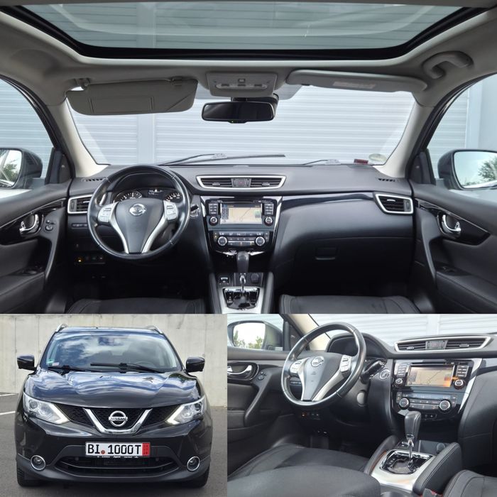 Nissan Qashqai 1.6DCI 131CP Automat Piele Panoramic Distronic Lane Side Asisst Navi Cameră 360°