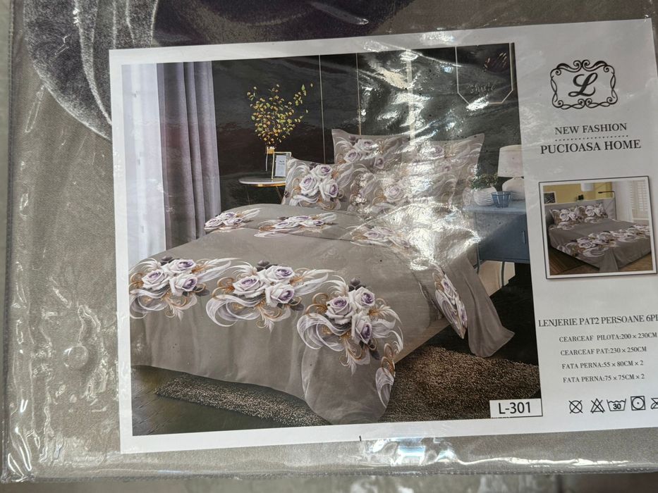 Lenjerie Casa Pucioasa Bumbac Finet