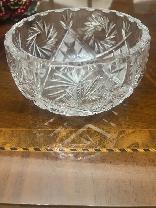 Салатница богемский хрусталь