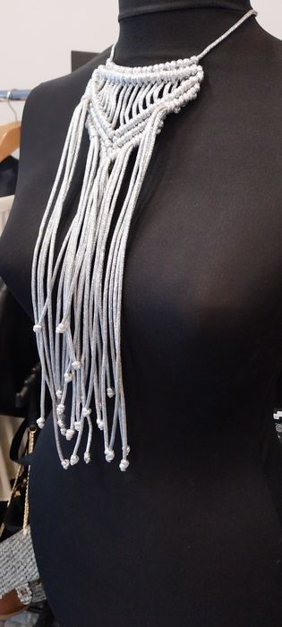 Бижу макраме, колие