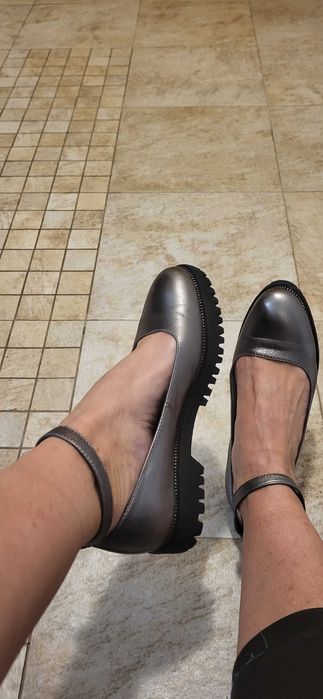 Дамски обувки Ned's, Сребристи 36 номер