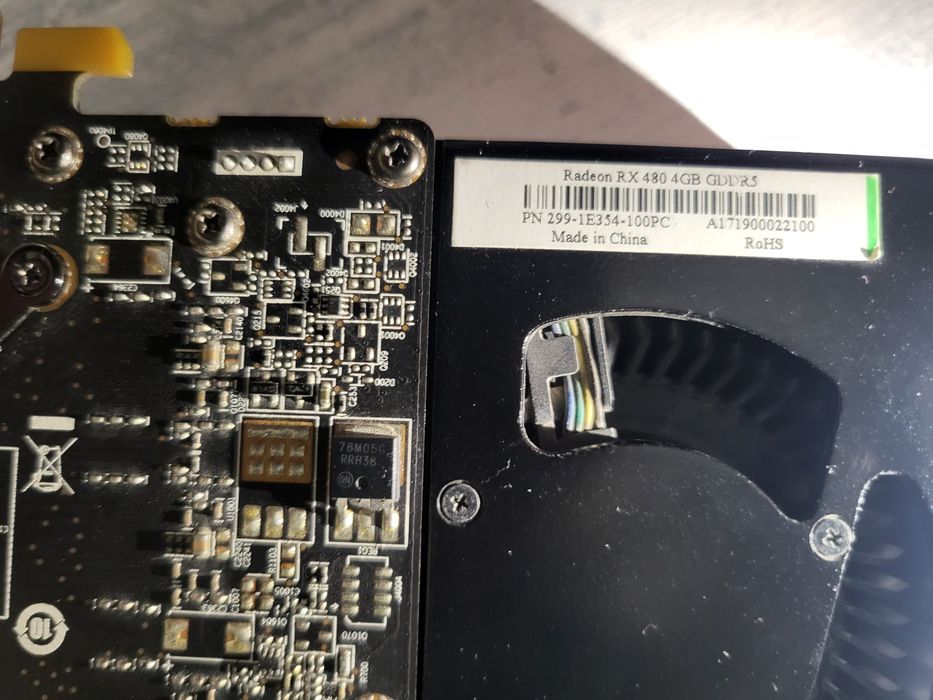 Видеокарта Rx 480 4gb