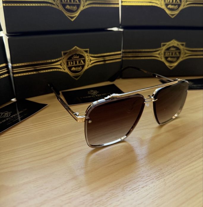 Ochelari de soare DITA Mach One Brown Gold Luxury – model premium, design exclusiv