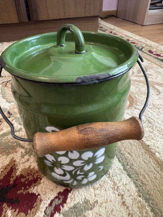 Бидон б/у эмалированный, сделан СССР