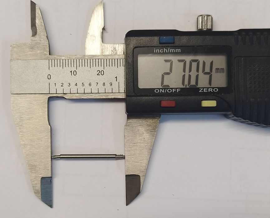 Щифтове пинове патенти за каишки на часовници 20, 21, 22, 23 и 24 мм