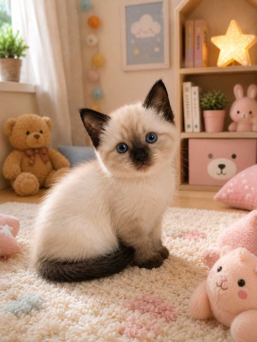 Котята сиамские, чистокровные