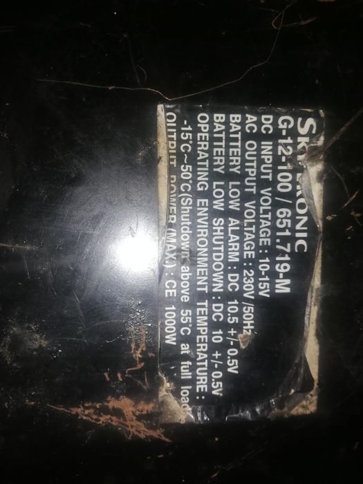 Vand invertor 12v-220v 1000w, 24v-220v 2000w