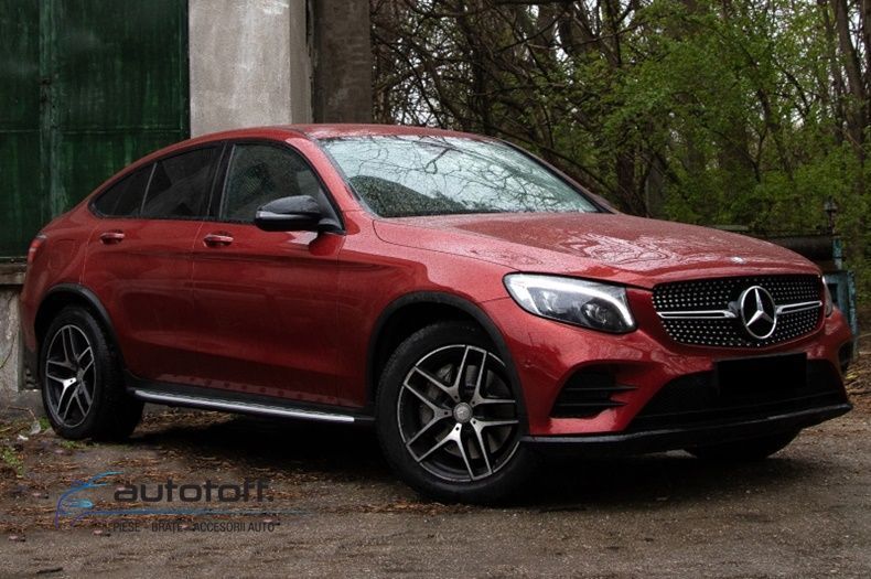 Praguri compatibile cu GLC X253 C253 Mercedes (2015-2023) Treapta Aluminiu