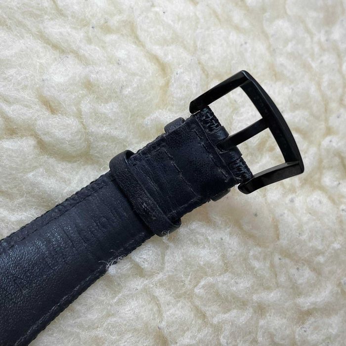 Emporio Armani watch мъжки часовник черна кожена каишка Армани