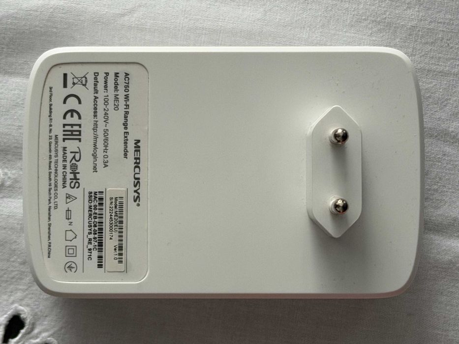 Mercusys AC750 Wi-Fi Range Extender