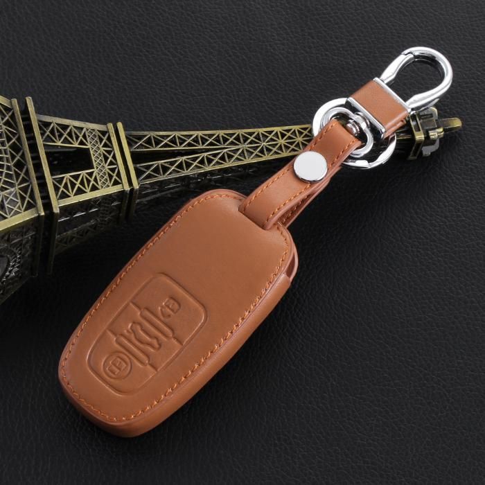 Husa piele pentru cheie Audi A1 A3 A4 A5 A6 A7 A8 Q3 Q5 Q7 TT