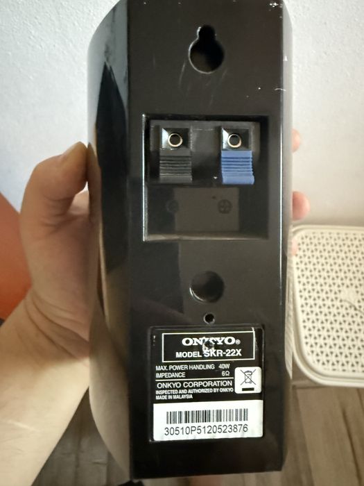 Set boxe pasive ONKYO originale – Home Cinema – 6 Ohm / 40W/ boxa