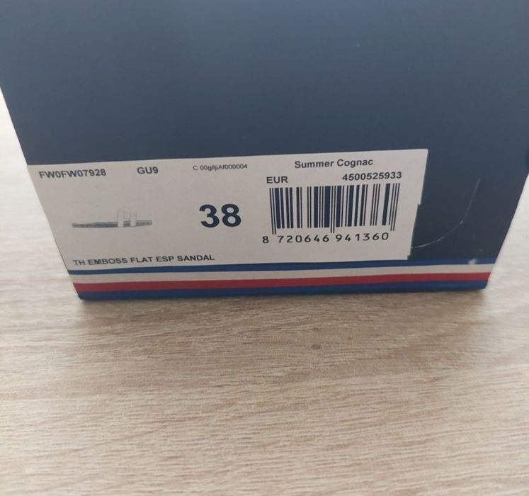 Tommy Hilfiger кожени чехли Emboss Sandal