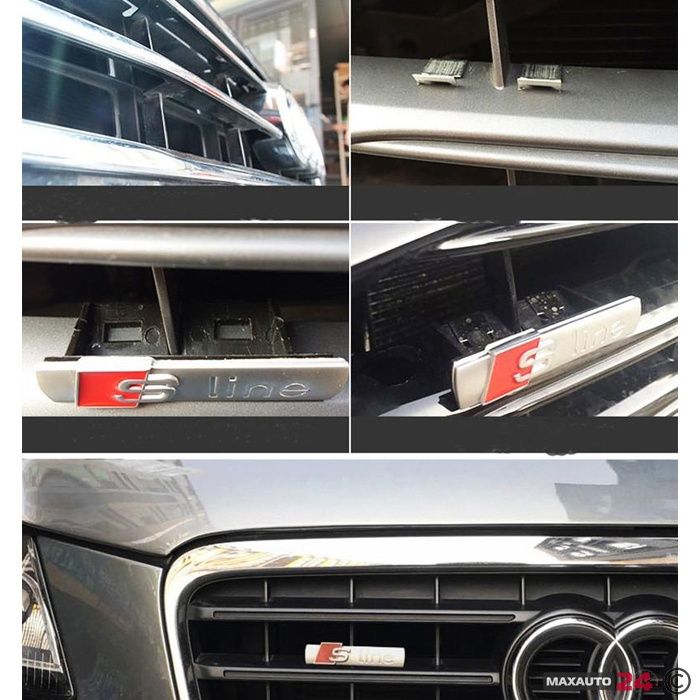 Емблема S line предна решетка 4-ри цвята