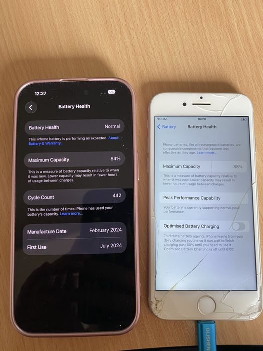 iPhone 15 и iPhone 7