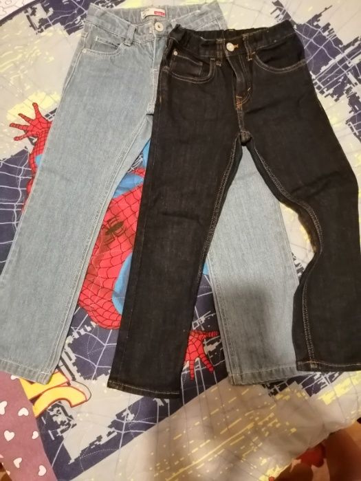 Дънки 2 бр. размер 122/ 6-7 год.