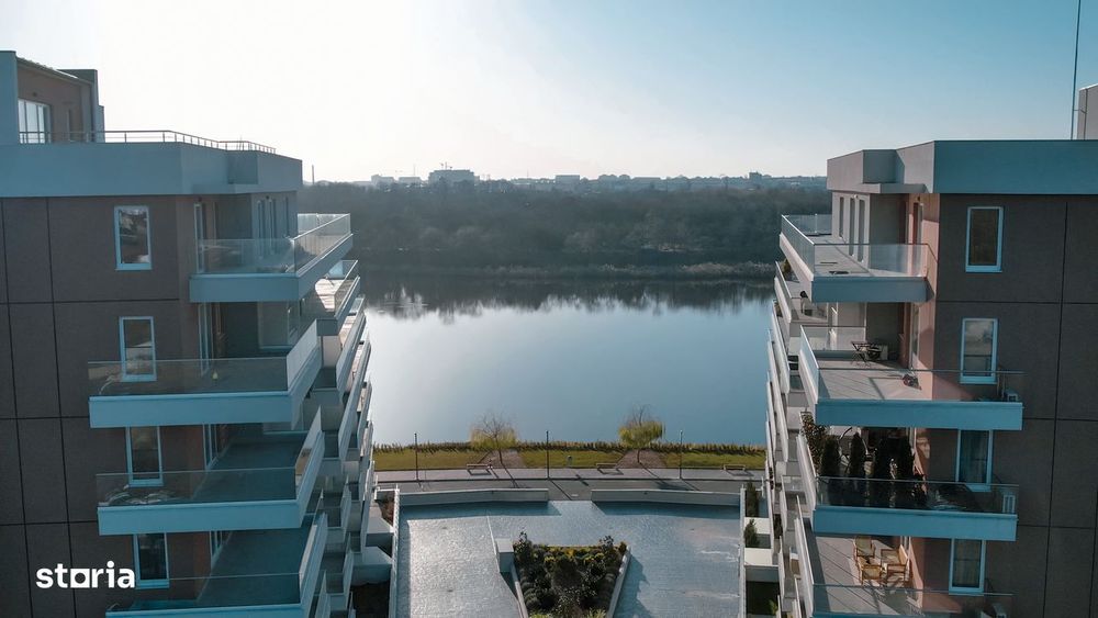 Apartament 2 camere-gradina-Lebăda Lake Residence+1 parcare suprateran