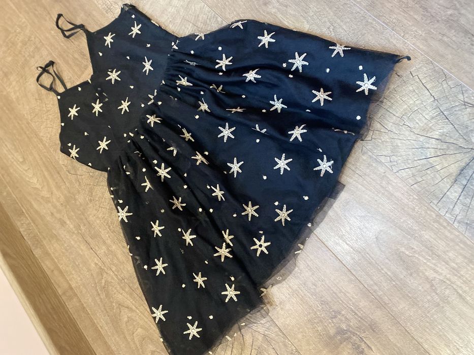 Черна парти рокля