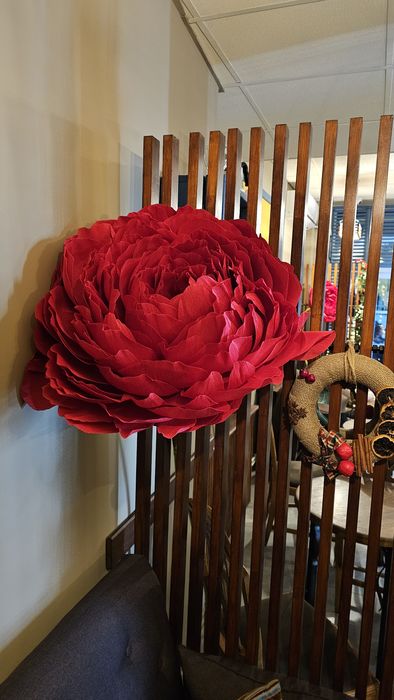 Floare gigant bujor hârtie creponata floristica