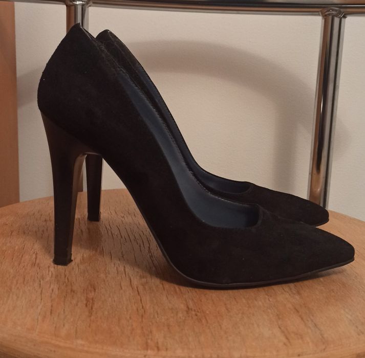 Pantofi stiletto negri L' Aura
