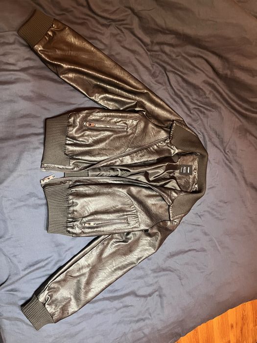 Черно кожено яке Cotton:on