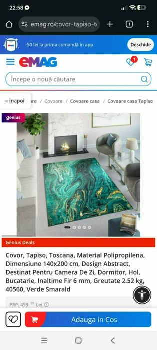 Vand covoare diferite mărimi și modele