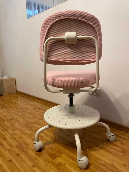 Scaun birou copii, roz deschis #ikea