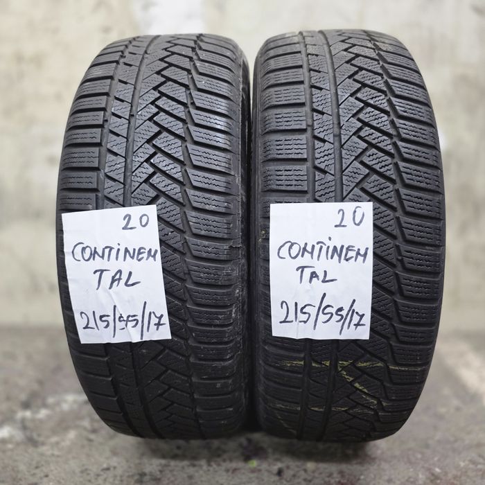 2×215/55/17 M+S.CONTINENTAL 2020.Stare excelenta.