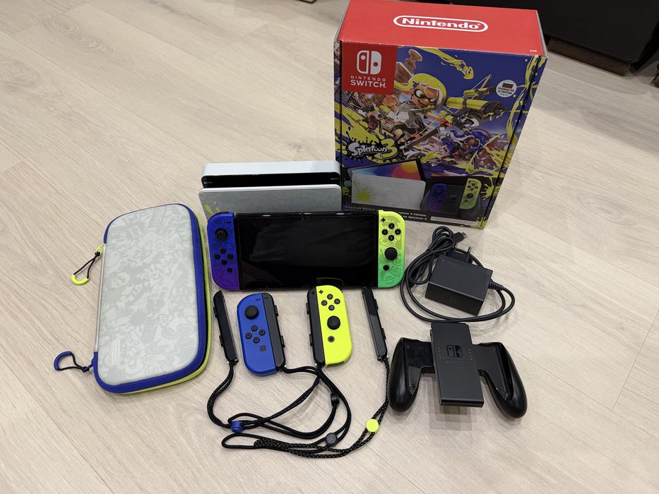 Nintendo switch oled splatoon 3 edition