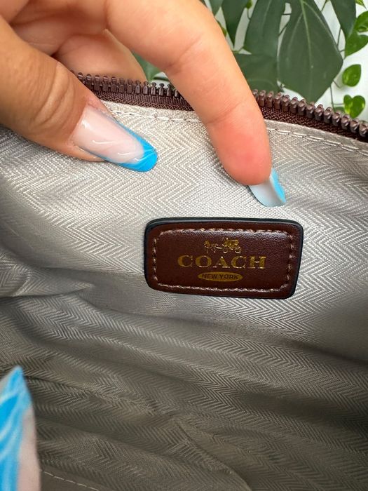 Coach Terry sholder animal print