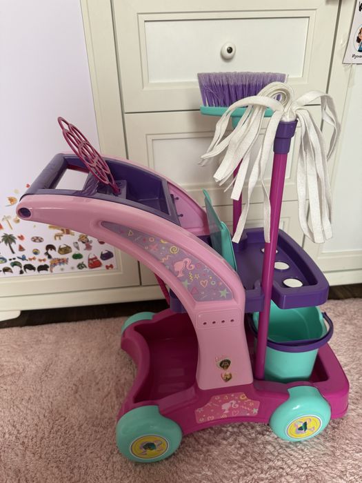Детски  комплект за почистване Barbie