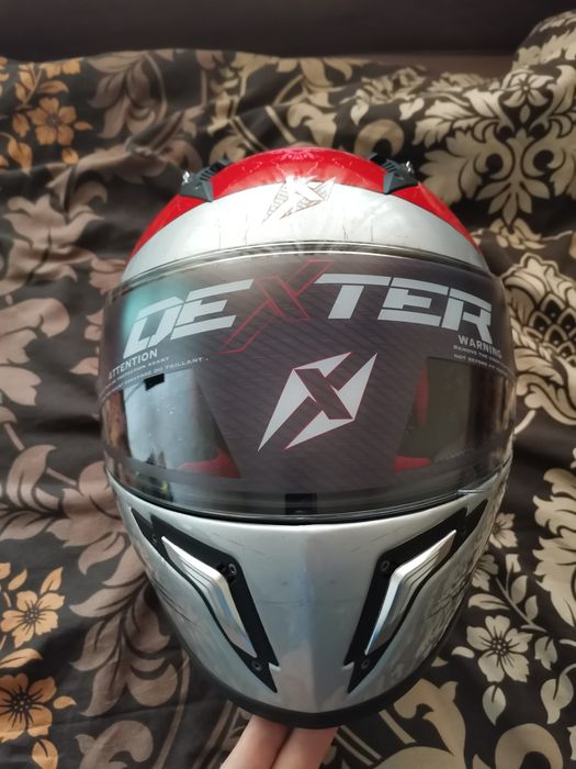 Карбонова Каска за мотор Dexter Cronos Carbon - Domin 8