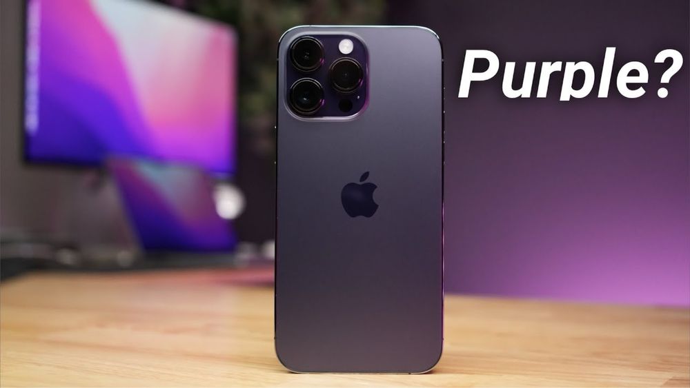 IPhone 14 pro Deep Purple.