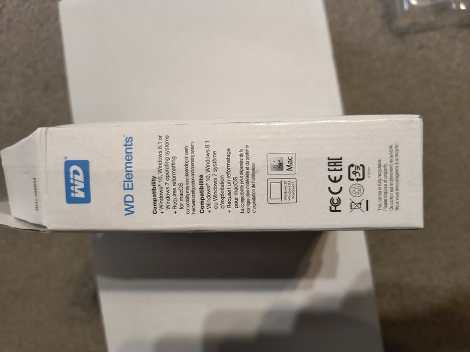 Hard disk extern WD Elements capacitate 1 TB