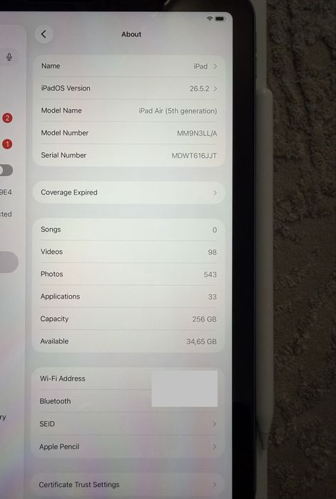 Ipad Air 5 256gb