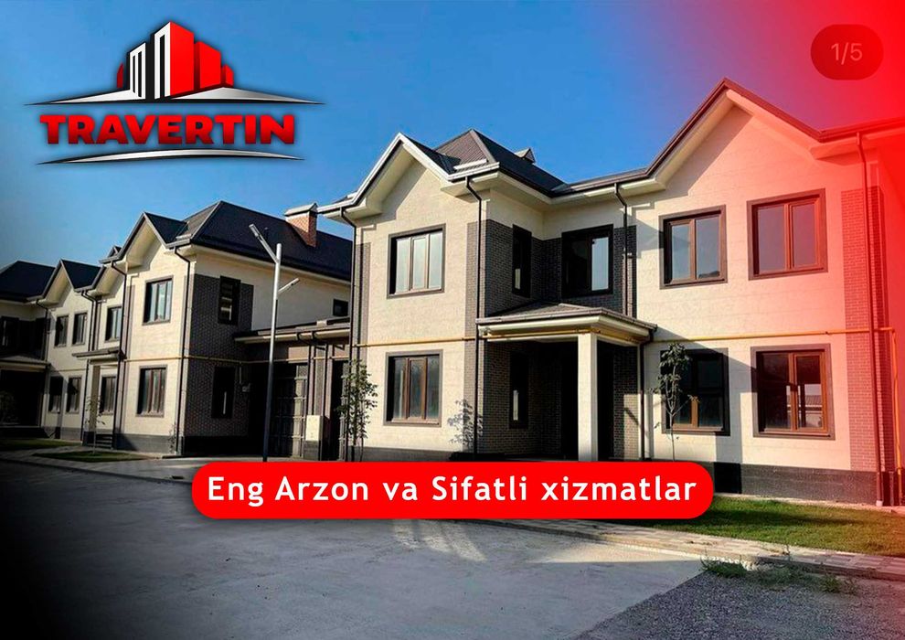 Travertin, Marmarino, Kartamero, Menralka — Tez va sifatli!