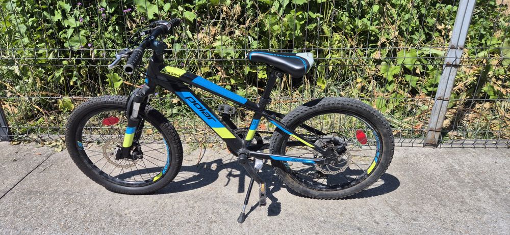 bicicleta copii 20 inch, frane pe disc, suspensie fata