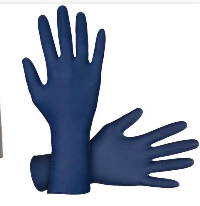 медицинские Перчатки нитриловые, Nulife Малайзия, черные и синие