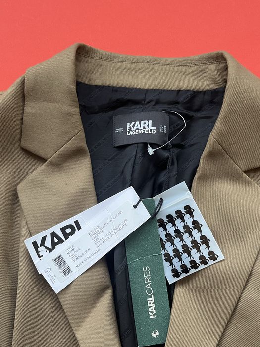 Karl Lagerfeld : Studio Blazer Lacing - НОВО Спортно сако Л / Оригинал