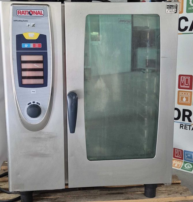 Cuptor profesional,Rational,convectomat,10 tavi ,touchscreen,380v