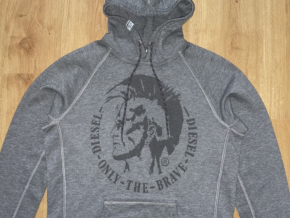 Diesel Grey Hoodie M