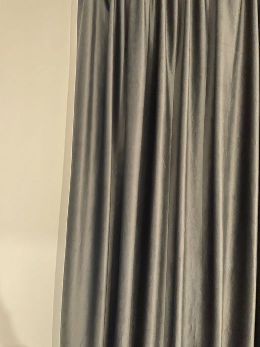 7m draperii noi catifea blackout 100% gri antracit