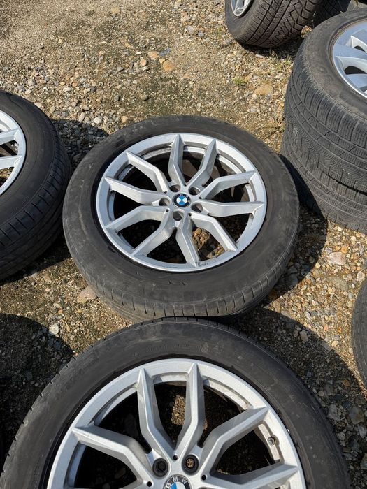 jante originale pe 19 bmw x5 g05 x6 g06 anvelope vara 265 50 r19