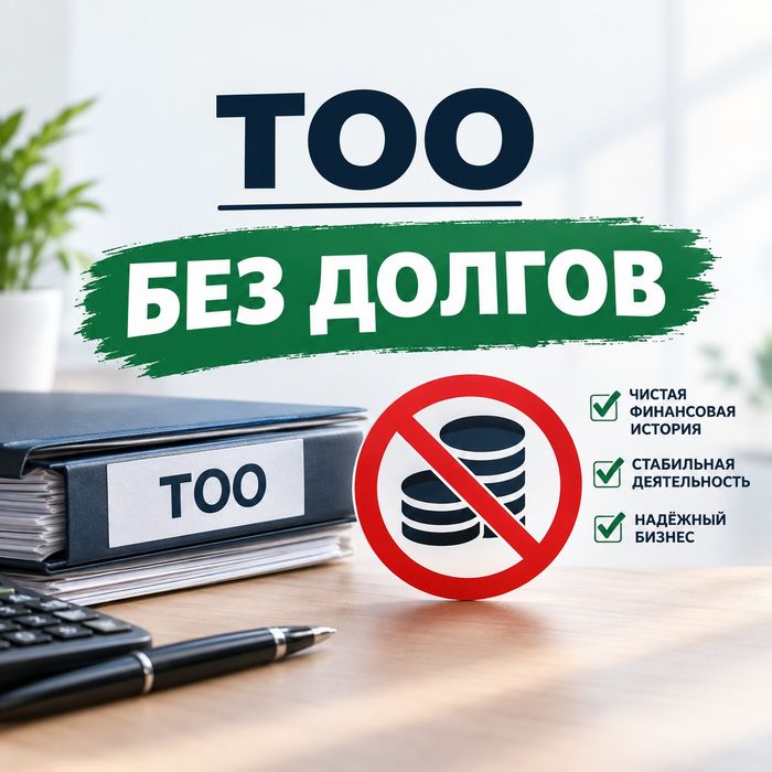 Продам ТОО без долгов